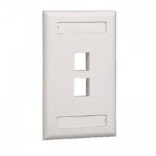 Face plate doble marca Simple